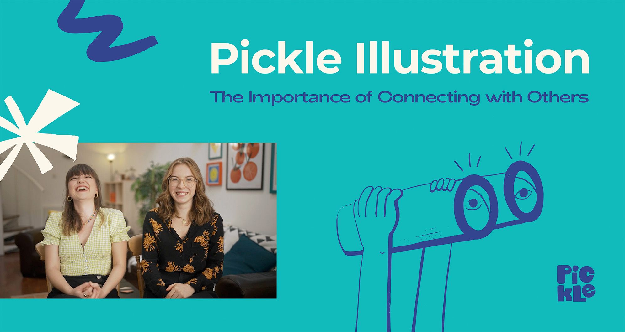Catching Up with Pickle Illustration: The Importance of Connecting with Others